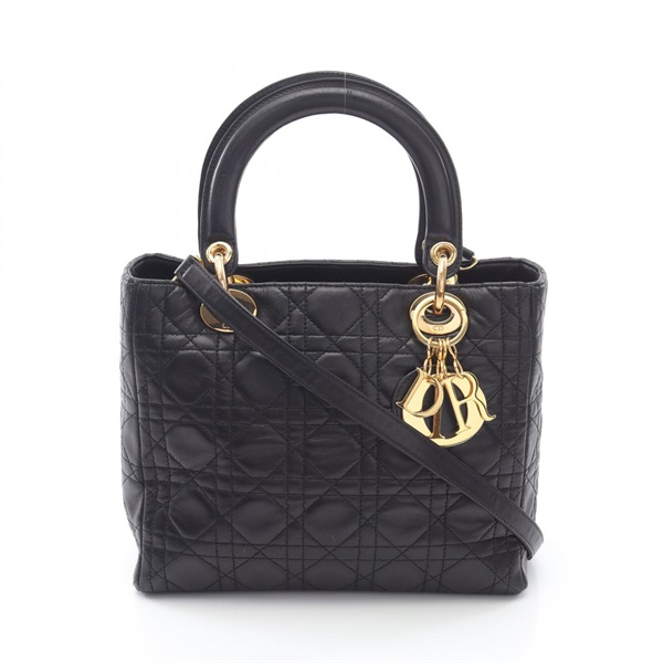 Alquiler Dior Lady Dior Negro - Bolso de lujo