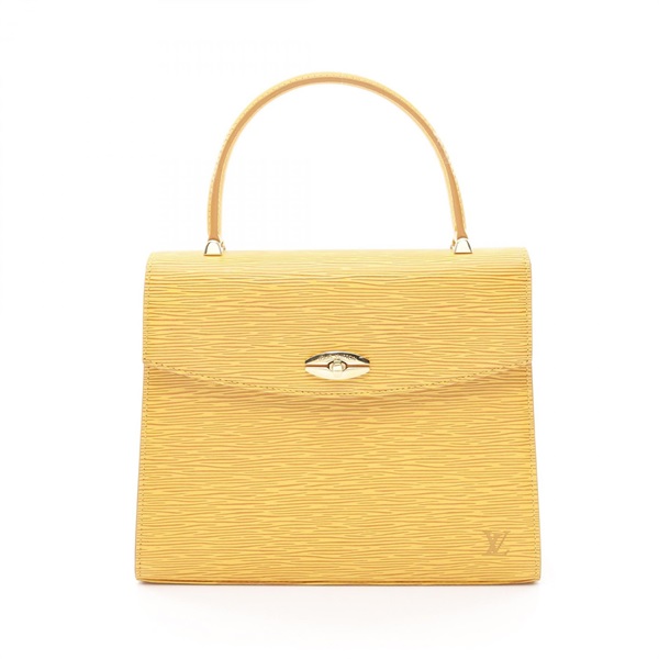 Alquiler Louis Vuitton Malesherbes Epi Amarillo - Bolso de lujo