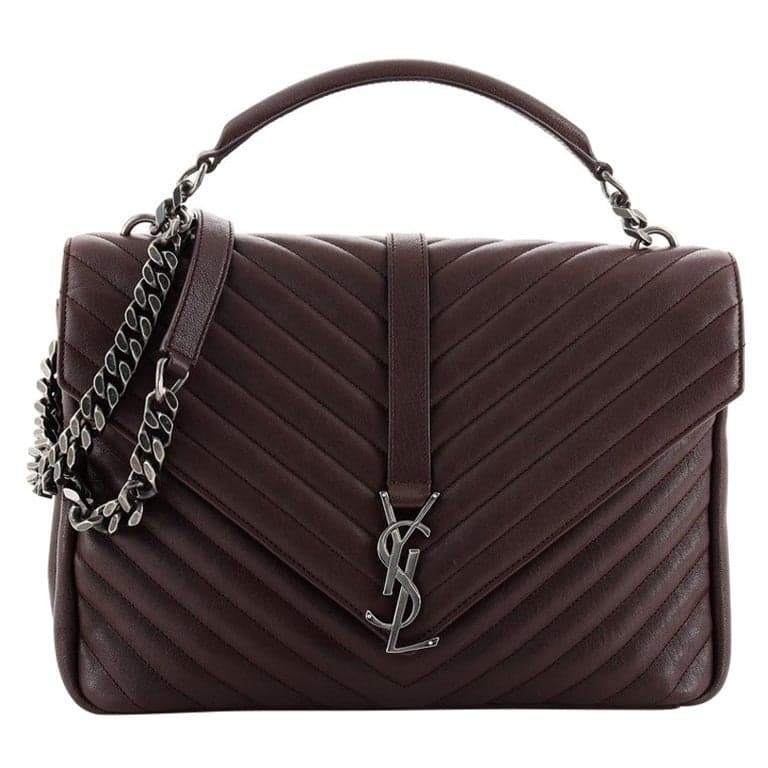 Alquiler Saint Laurent College Magenta - Bolso de lujo