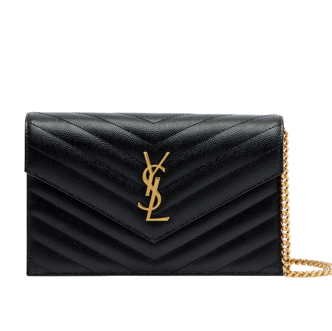 Alquiler Yves Saint Laurent Cassandre Envelope Negro - Bolso de lujo